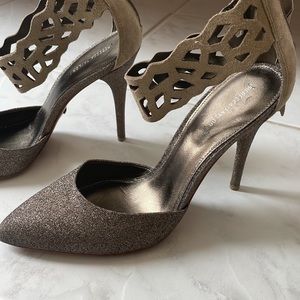 Rebecca Taylor Skylar Glitter Pumps 7.5